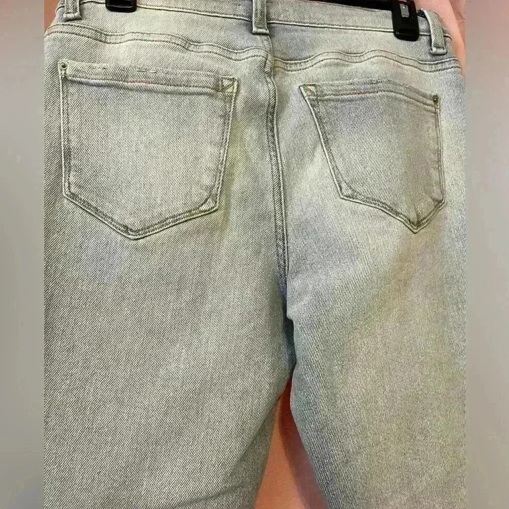 KENSIE The Kelsey High Rise Raw Hem Skinny Jean Vintage Luxe - Picture 9 of 11